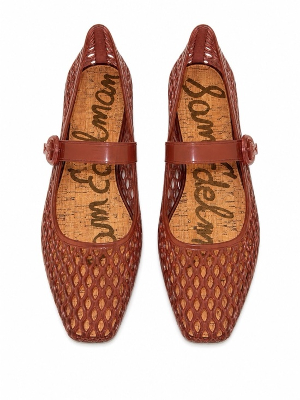 Sam Edelman Mesh Jelly Mary Jane Flats - Picture 1 of 6